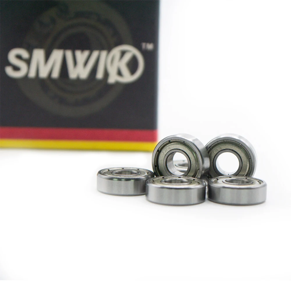 SMWIKO 정밀 엔지니어링 R4ZZ 자전거 베어링, 크롬 스틸 ABEC-3, BMX 자전거 및 미니 자전거용, 6.35x15.875x4.978mm
