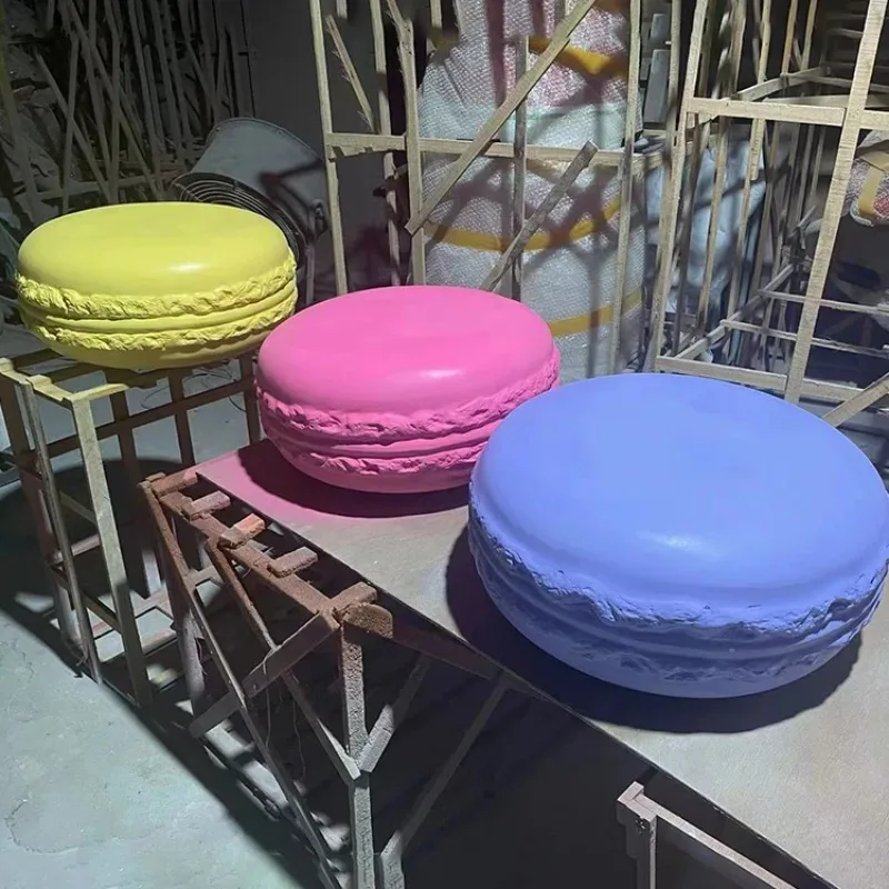 

giant macaroon decor balloons/fiberglass macaroon props for candy shop/ candy cane lollipop