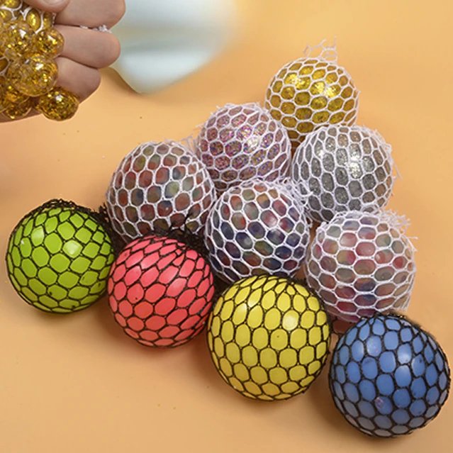 

New Popular Vent Grape Ball Hand Squeeze Vent Creative Anti-stress Relief Water Ball Pinch Fun New Unique Toy for Children