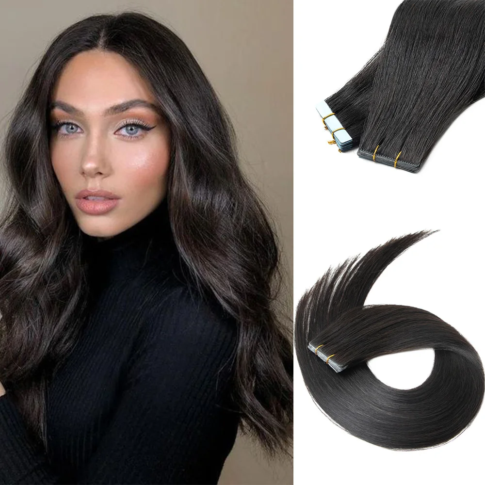 وصلات شعر لاصقة من لوكسي بيوتي - لحمة شعر PU