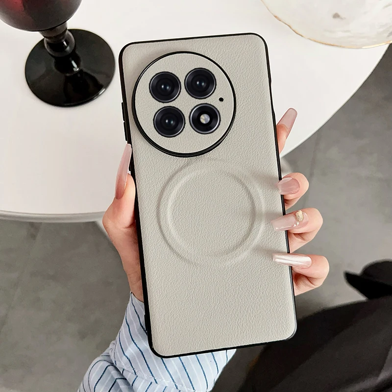 Magnetic PU Leather Anti-Slip Ultra Thin Phone Case