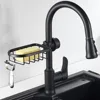 Drain Hanger Kitchen Faucet Rack Adjustment Anti-corrosion Bathroom Storage Organizer Hollow Design Metal For 2-3cm Faucets 2