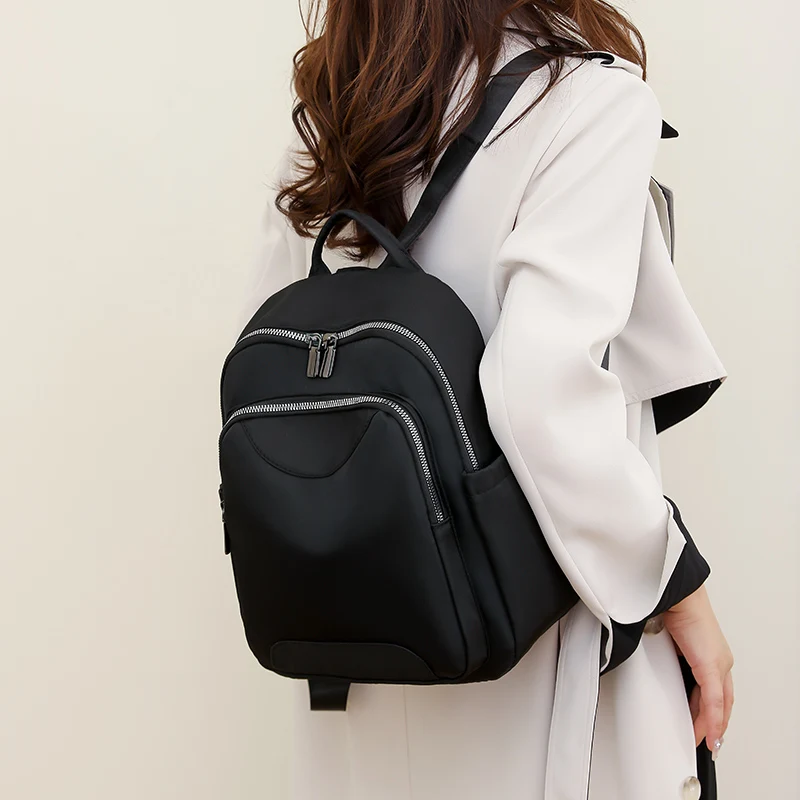 

Модный милый популярный женский Молодежный нейлоновый рюкзак для школы, Мягкие Удобные вместительные школьные портфели для студентов с большими карманами, 2023