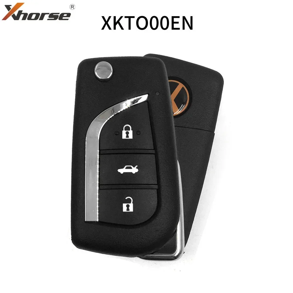 Xhorse VVDI2 Universal Wire/Wireless Remote Car Keys 2/3B for Toyota Style VVDI Key Tool MAX XKTO00/01/10EN XNTO00EN 1/5/10pcs Car Remote Key Car Key