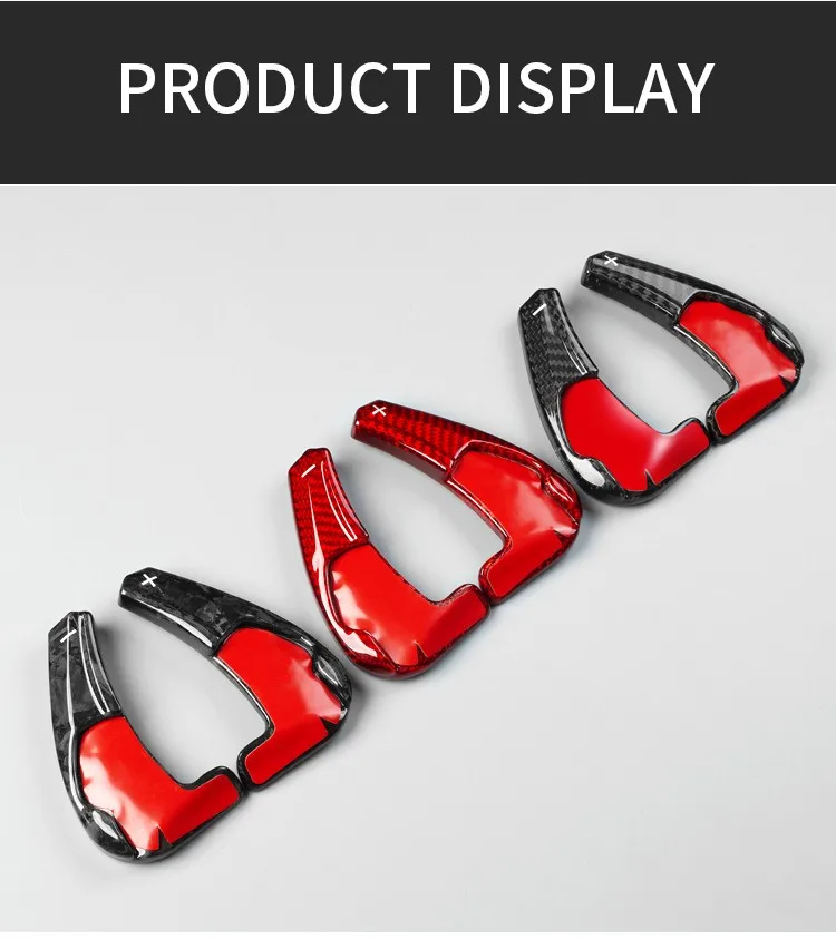 Carbon Fiber Car Steering Wheel Extension Paddle Shifter Fit For New Jeep Dodge Hellcat T-carbon Car Accessories