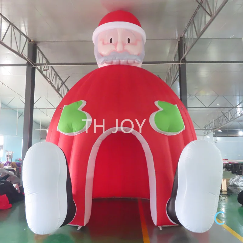 

Free air shipping to door! 5m 17ft high Giant Inflatable Santa grotto Dome Tent Tunnel Tents for Christmas decoration