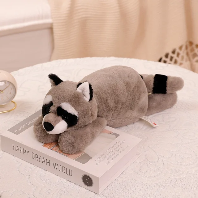 Cute Raccoon Crocodile Sloth Fox Animals Soft Plush Toys Sleeping Pillow Cartoon Stuffed Cushion 2