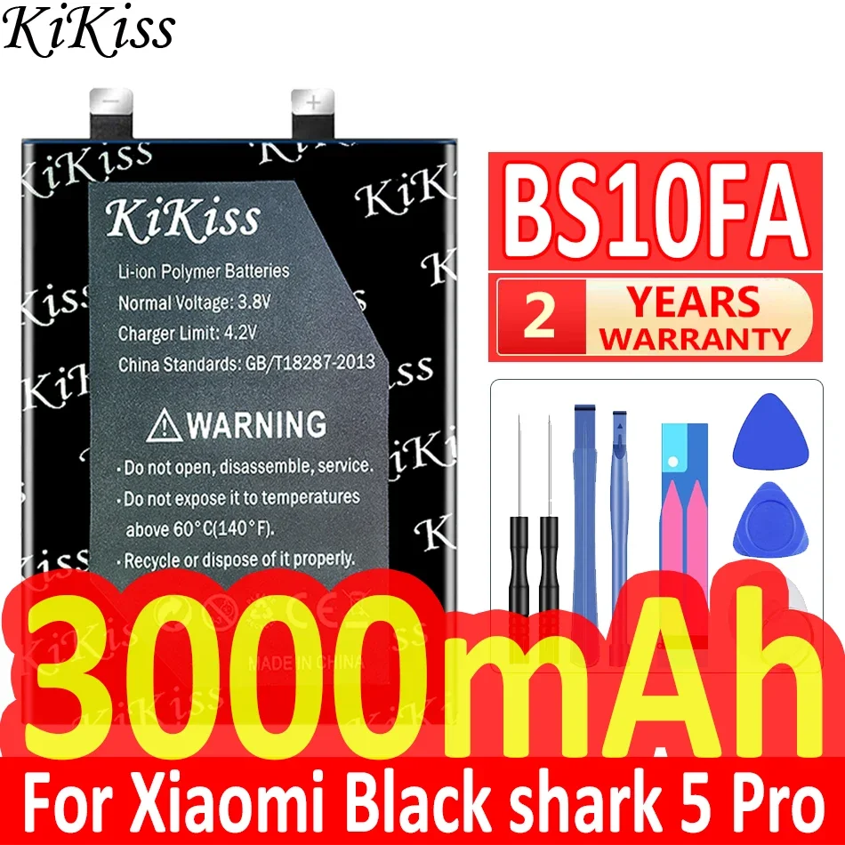 3000Mah Kikiss Potente Batteria Bs10Fa Per Xiaomi Black Shark 5 Pro Shark5 Pro 5Pro Per Blackshark Par-A0 Ktus-A0 Batterie