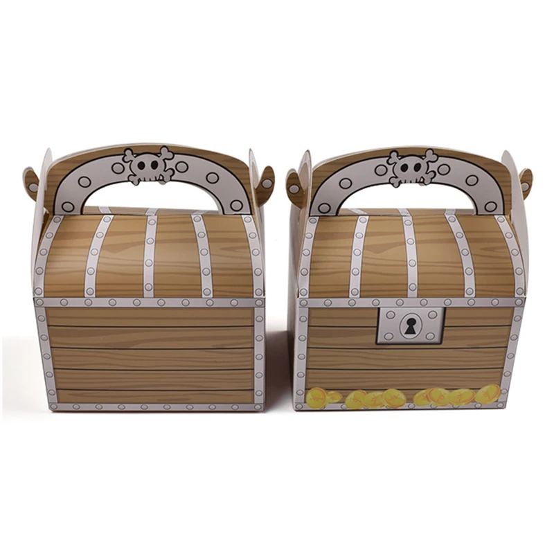 5/10/20PCS Pirate Treasure Goodies Boxes – Party Favor Boxes for Kids Pirate Theme Birt... - SKU CFB01934 - UGI Packaging