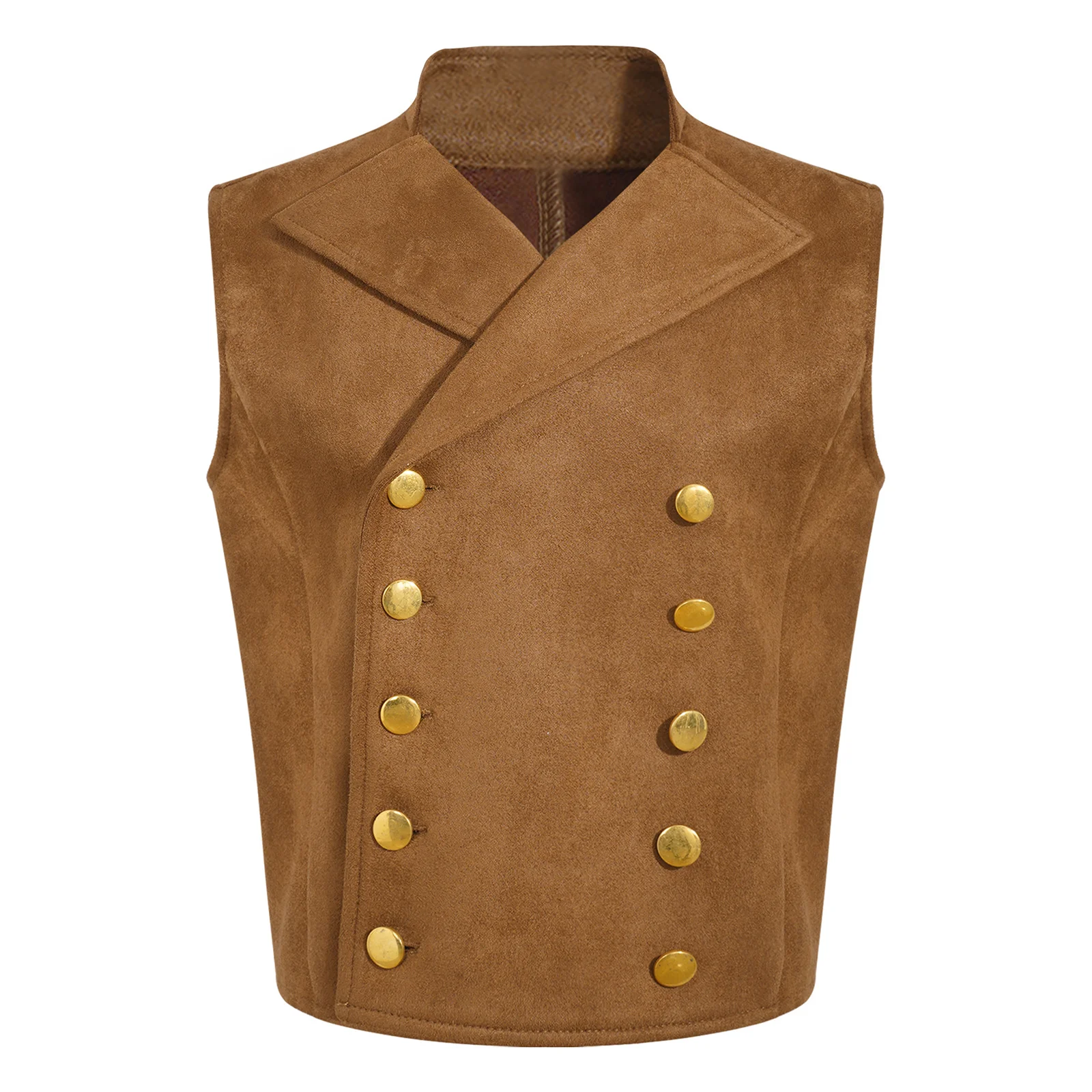 Chaleco cruzado estilo victoriano medieval para niños, estilo gótico, vintage, estilo steampunk, disfraz de Halloween para actuación en escenario