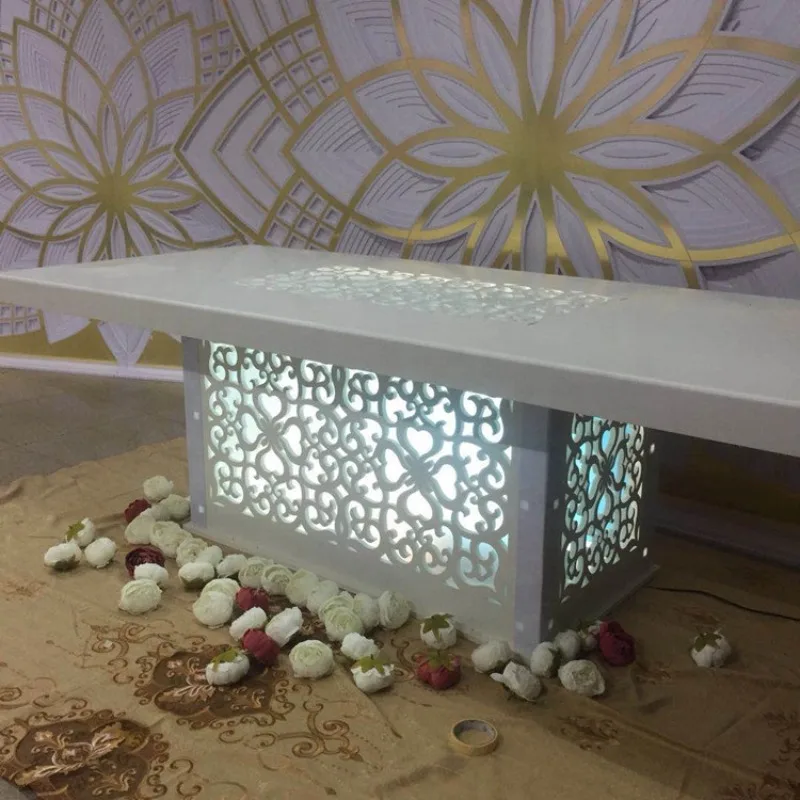 

acrylic mirror wedding decoration flower backdrop