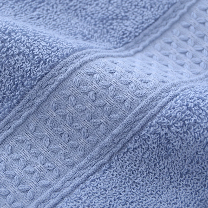 Pure cotton thickened household couple towel Not falling off soft absorbent adult large bath towel Daily face wash handkerchief 3