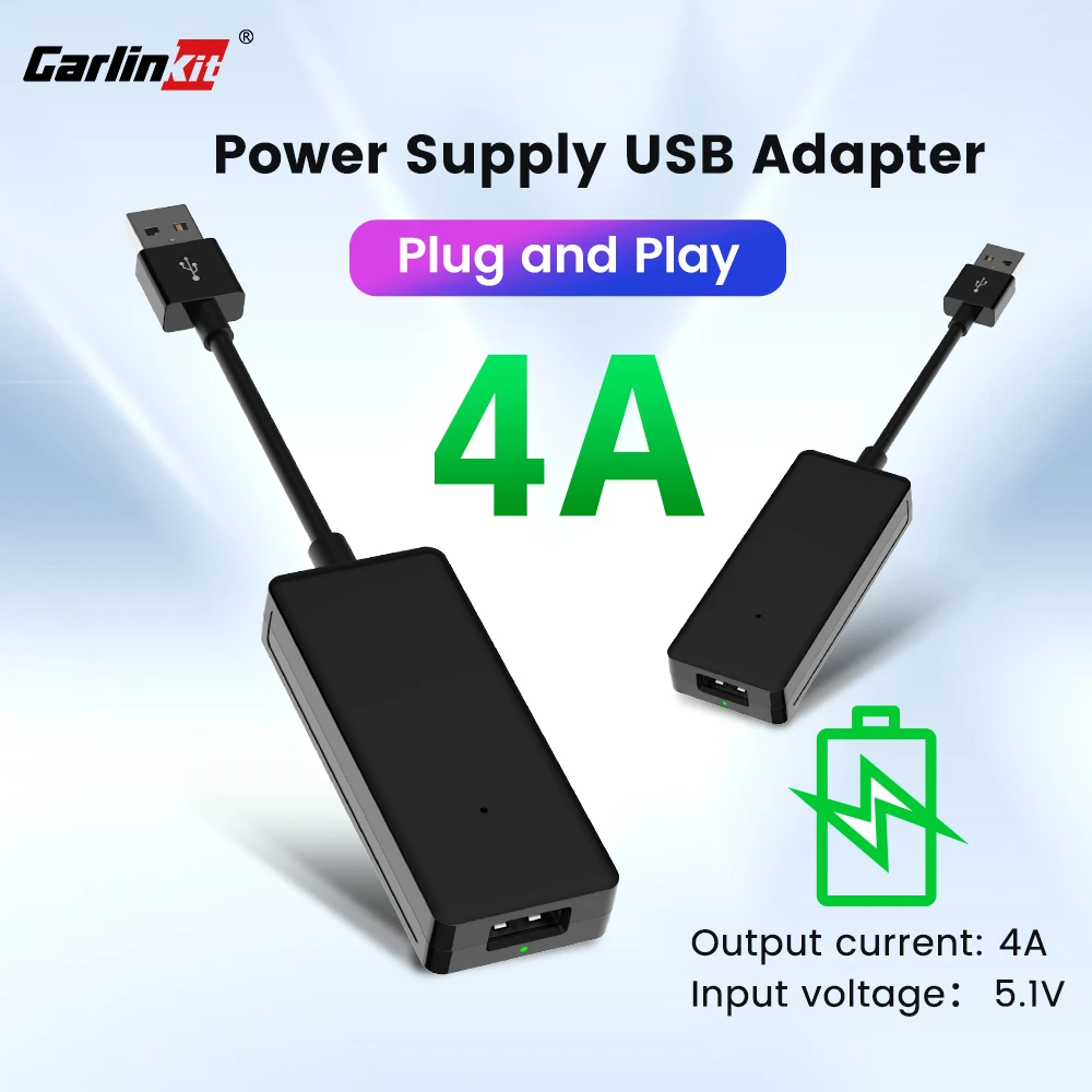 USBCarPowerSupplyAdapter4VWiredCarPlayPowerSupplyBoxWireless