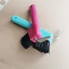 1pc Anti-Slip Soft Grip Hoof Pick Rubber With Brush Plastic Horse Hoof Care Grooming Horseshoe Brush Professional Cleaning Tools 4