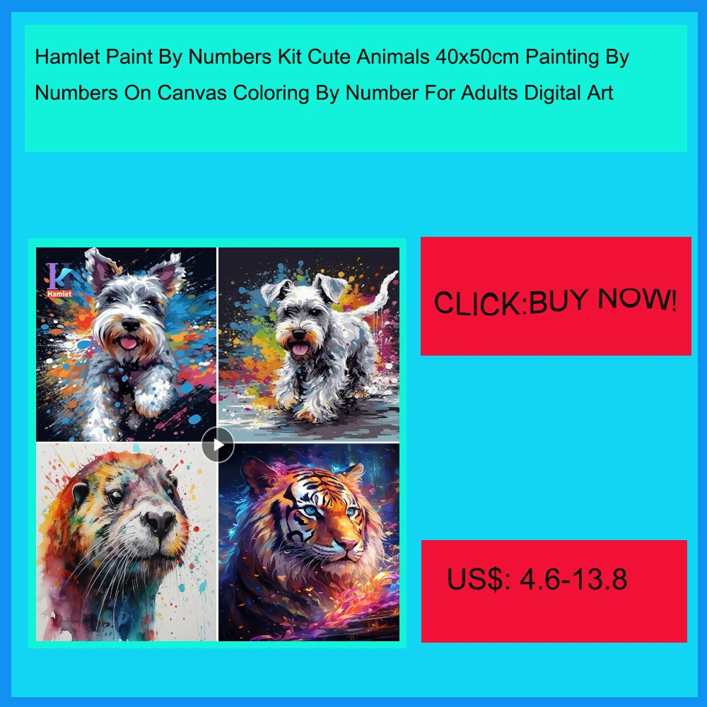 Description Picture 6 of itemHamlet Anime Oil Painting by Numbers for Adults,  Home Decor, Genshin Impact Game Poster, New, Paint by Numbers, 2024