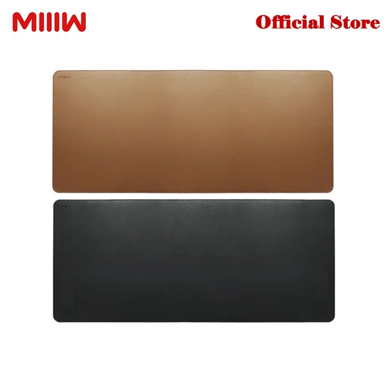 Miiiw Oversized Couro Cork Mouse Pad Dupla Face Impermeável Macio Durável 900*400 mm Confortável Toque Mesa Mat Grande Mousepad