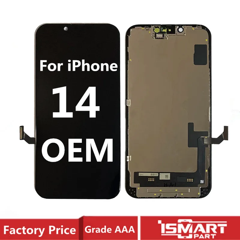 Ecran LCD Et Vitre Tactile Soft Oled Premium Plus  120Hz IC Removable Noir Pour Apple Iphone 15 Pro Apple Iphone