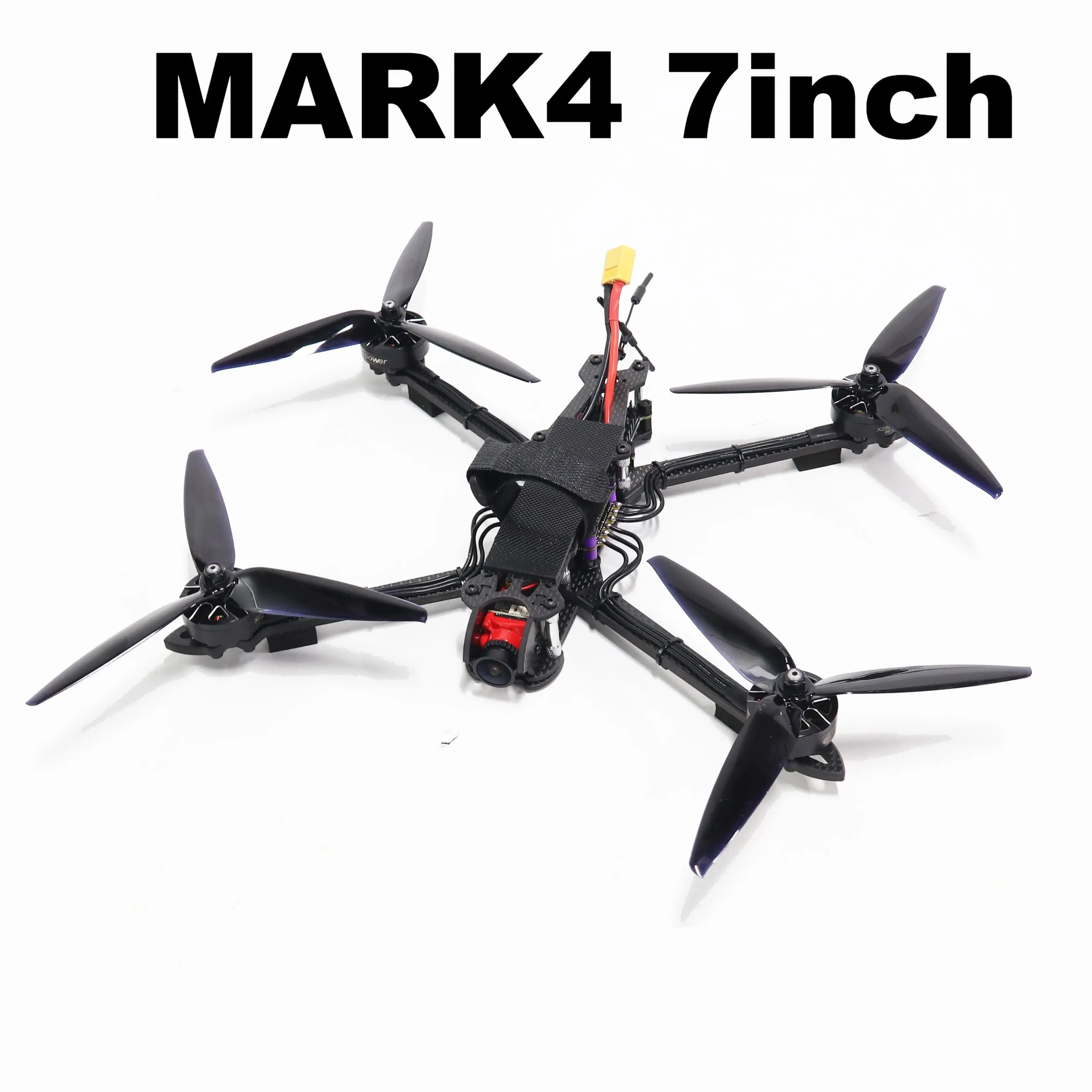 ชุดควบคุมโดรน FPV 7 นิ้ว F4V3S คาร์บอนไฟเบอร์
