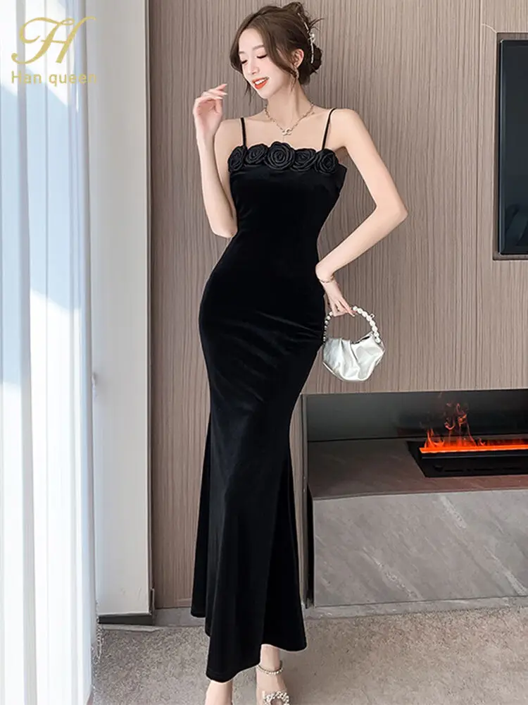 

BabYoung 2023 New Black Veet Vintage Vestidos Simple Chic Work Wear Dress Women Office Bodycon Sheath Casual Pencil Dresses