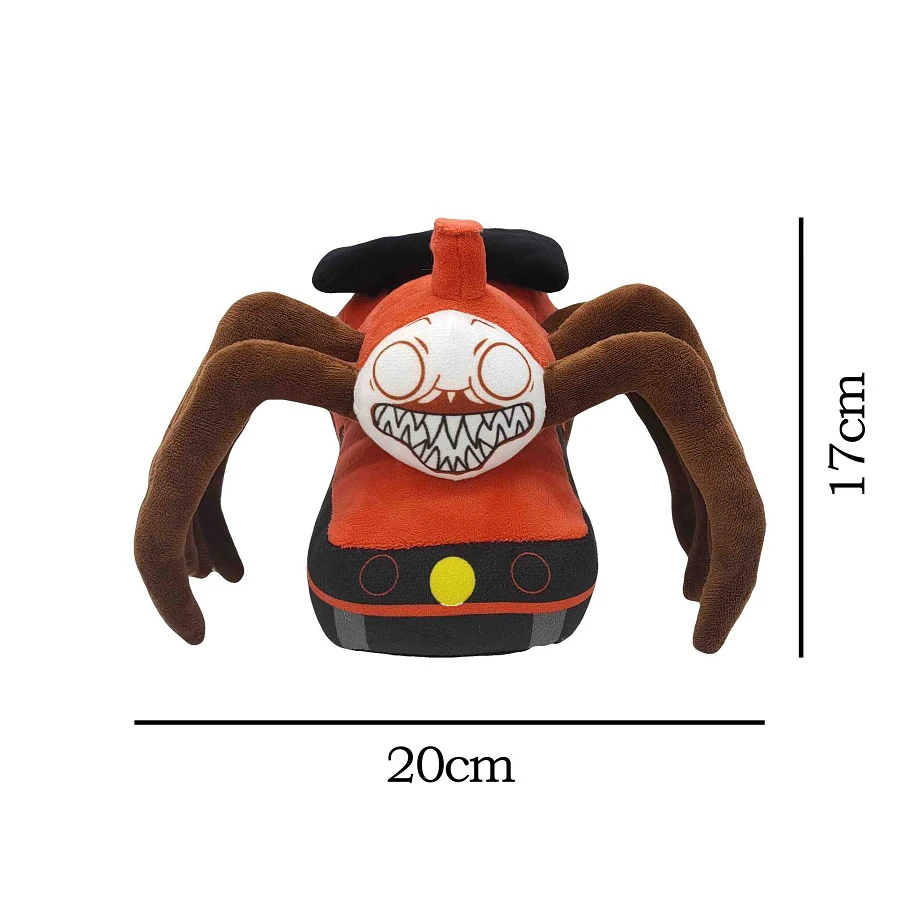 Choo-choo charles brinquedo de pelúcia personagem de jogo de terror boneca  de pelúcia assustador trem aranha modelo macio dos desenhos animados  plushie para crianças - AliExpress