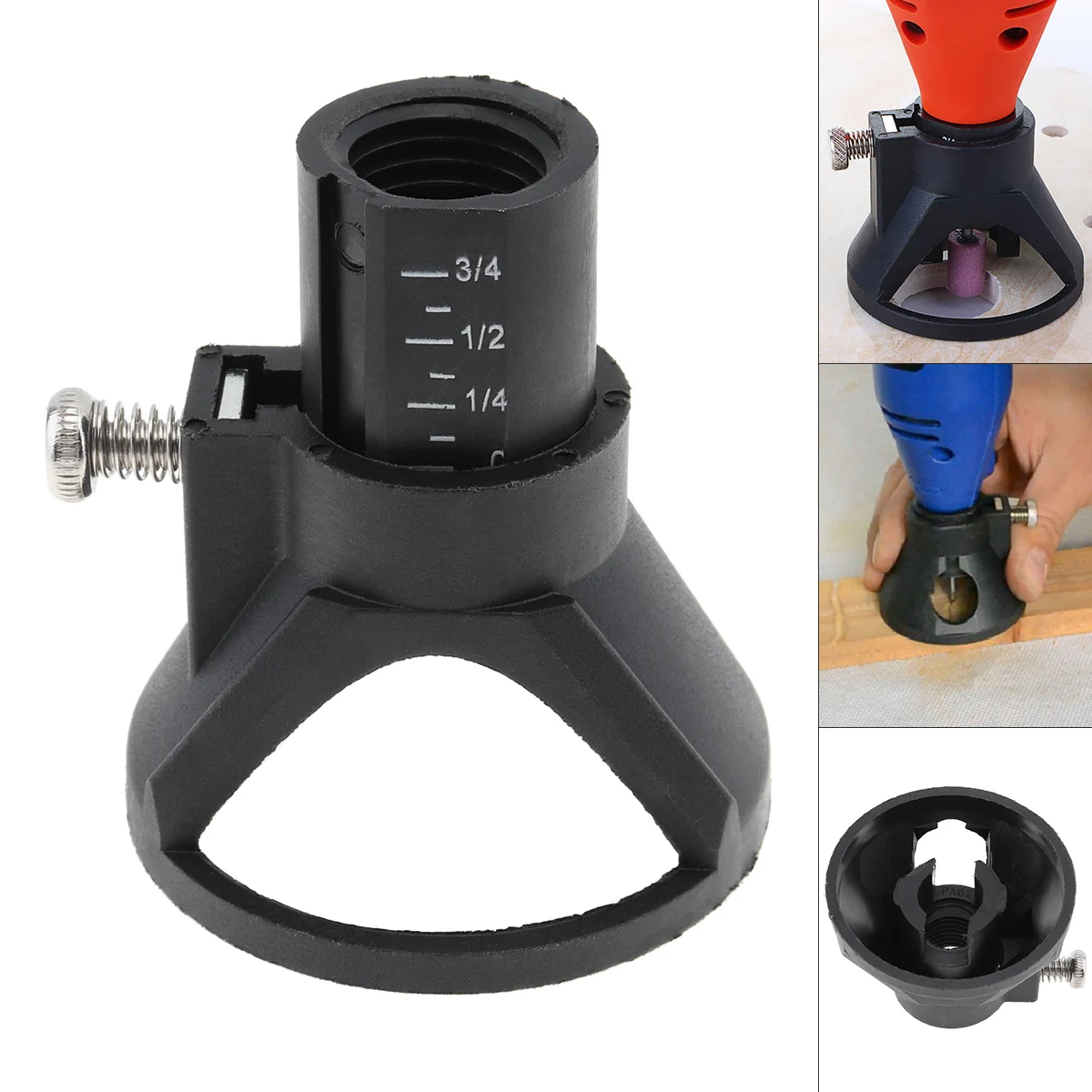 Black Adjustable Mark Reading Electric Grinder Locator for Woodworking Carving / Polishing / Rotary Tools рюкзак xiaomi mi 90 points grinder oxford casual backpack black