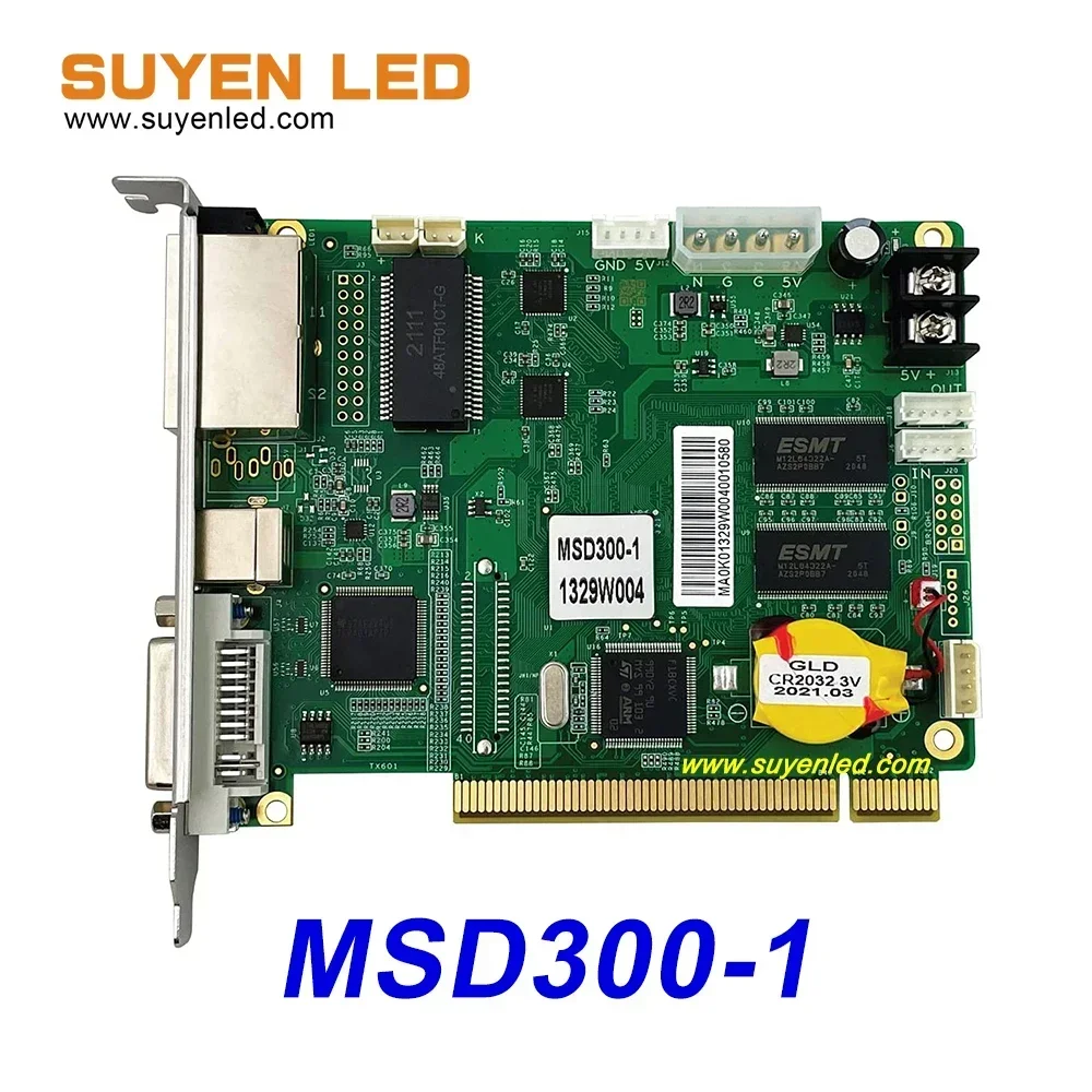 NovaStar MSD300-1 Full Color Synchronous LED Sender Sending Card (Upgraded Version of MSD300)