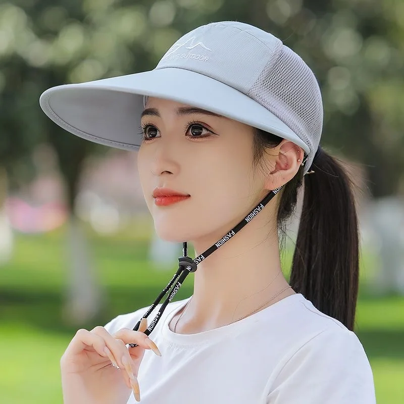 

Women Wide Brimmed Sun Hat,Running Hat with UV Protection Baseball Cap for Women Young Girls