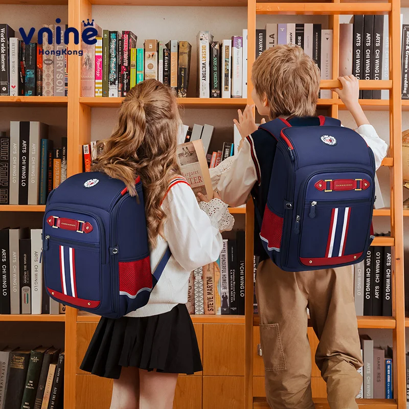 VNINE backpack for male primary school students and children, lightweight backpack for grades 1-3 to 6