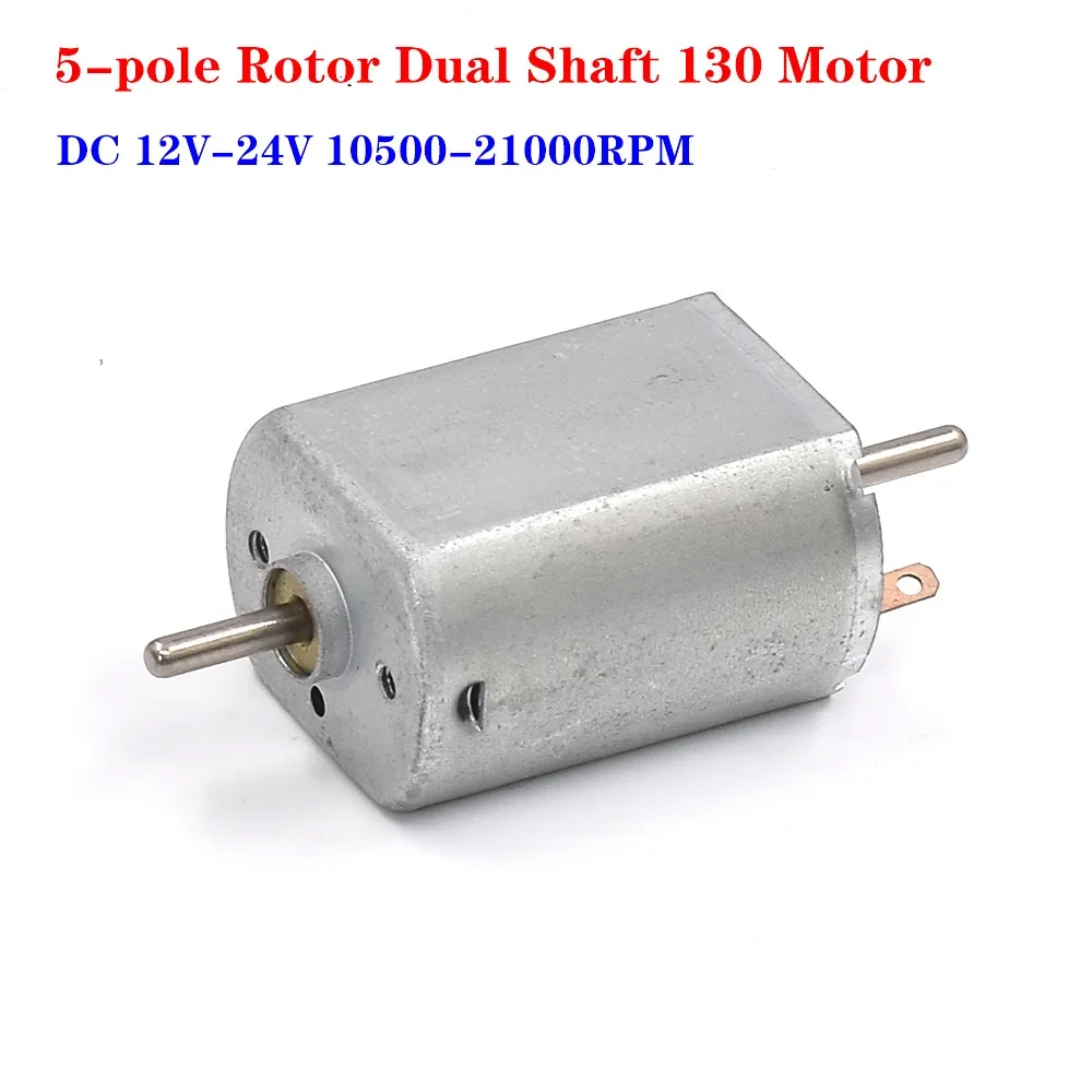 Motor Para Tren Eléctrico Escala HO - 12V DC, Rotor De 5 Polos, Alta Velocidad, Modelo FK-055
