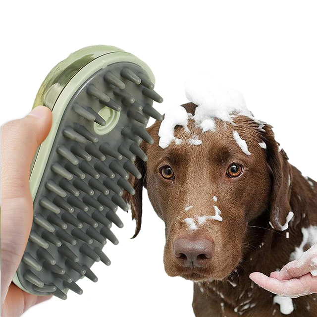 Silicone Pet Dog Cleaning Brush  Brush Dog Puppy Massage Shower - Pet Bath  Brush - Aliexpress