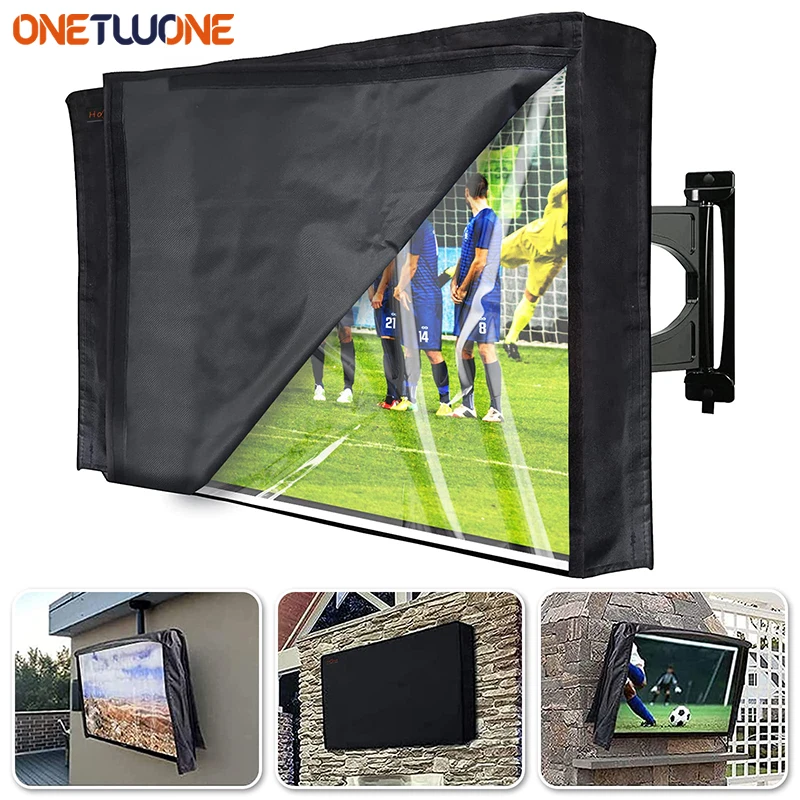 OutdoorTVCover2265Inch210DWeatherproofTVScreenProtectorswith