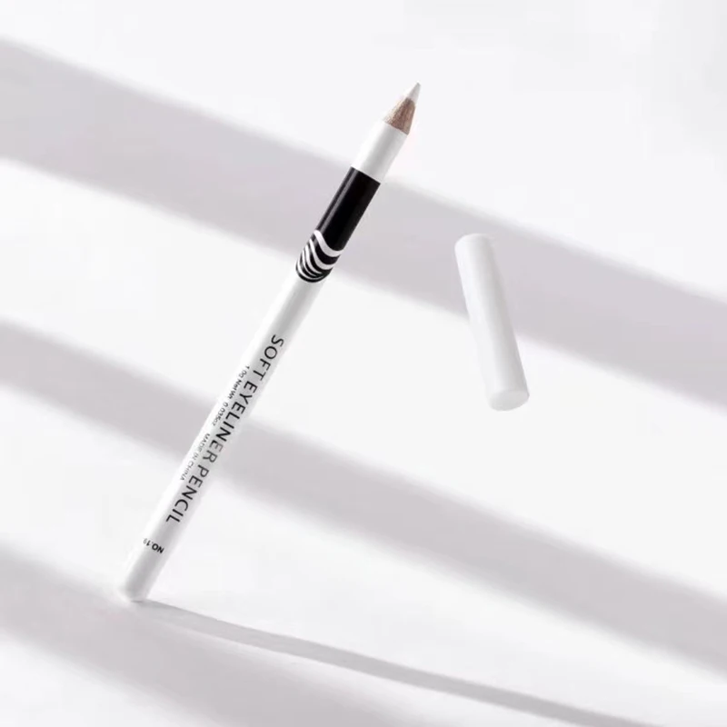 5 sztuk Menow ołówek do brwi biały długopis do mikrobladingu Pmu wodoodporny i miękki biały Eyeliner ołówek jedwabnik do oczu rozjaśnia