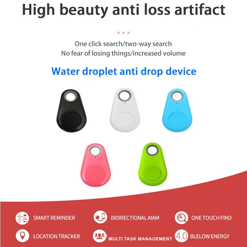 GPS tracker GPS Tracker Mini Fashion Smart Pets Anti Lost Alarm Wireless Child Bag Wallet Key Finder Locator Reminder Selfie Shutter Control