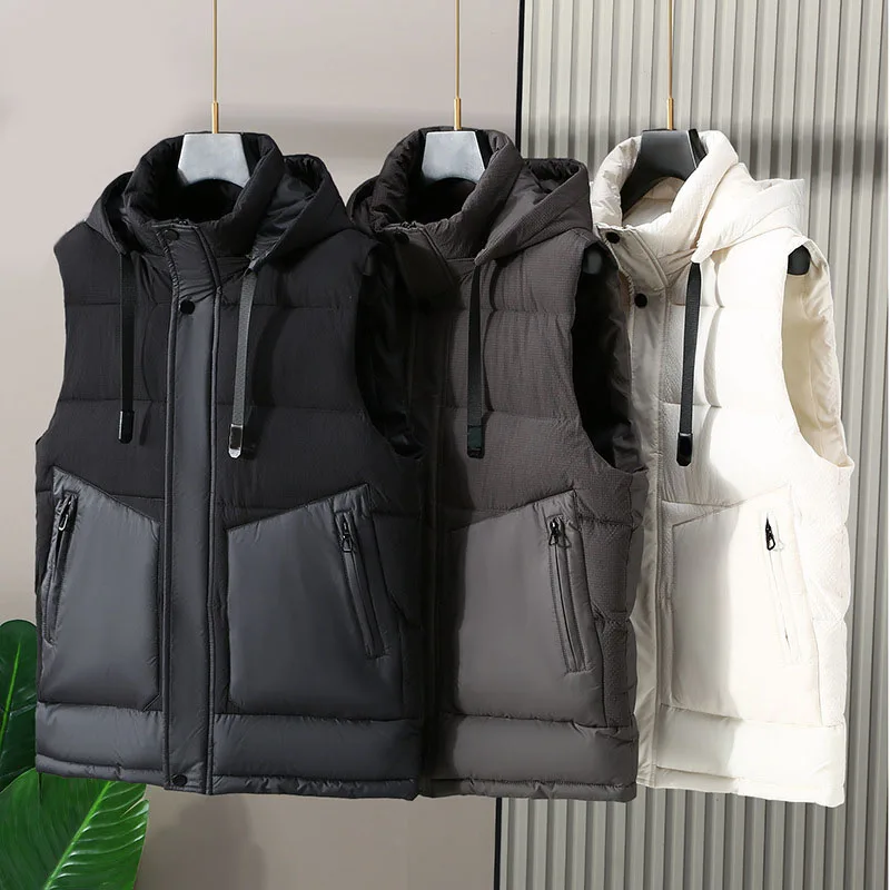 

Plus Size 145kg Autumn Winter 8XL Large Size Vests 7XL 6XL Loose Sleeveless Jackets