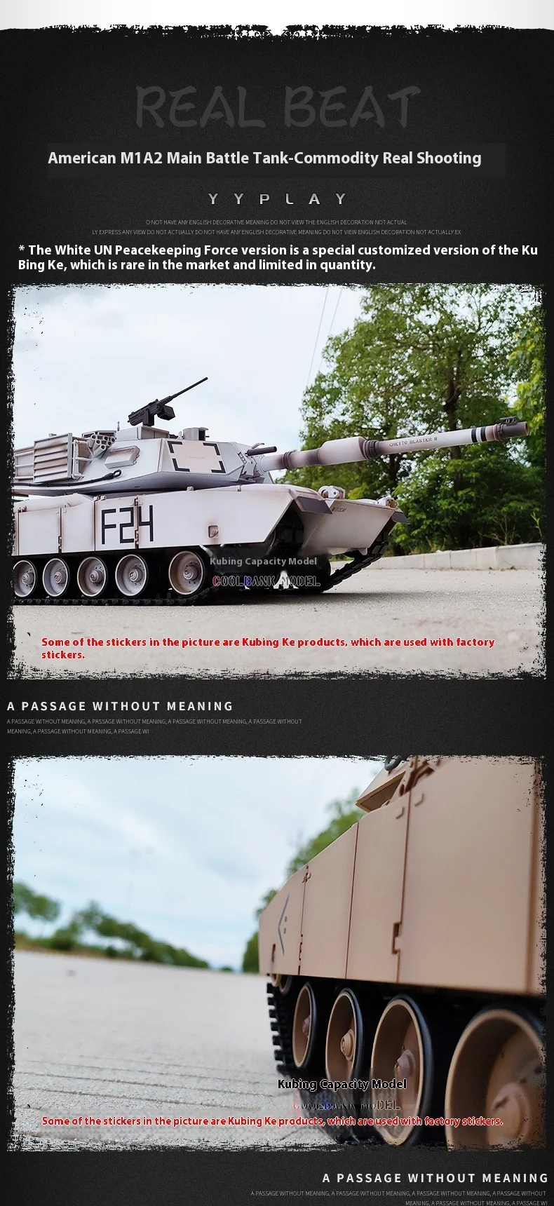 S42fa88dff3d94a1d9d5589e9faddc184F [노란색 업그레이드] 2.4g Heng Long 1/16 스케일 Rc 탱크 7.0 M1a2 Abrams 업그레이드된 금속 트랙 원격 제어 탱크 모델 3918 Rc 장난감 선물 Th17794