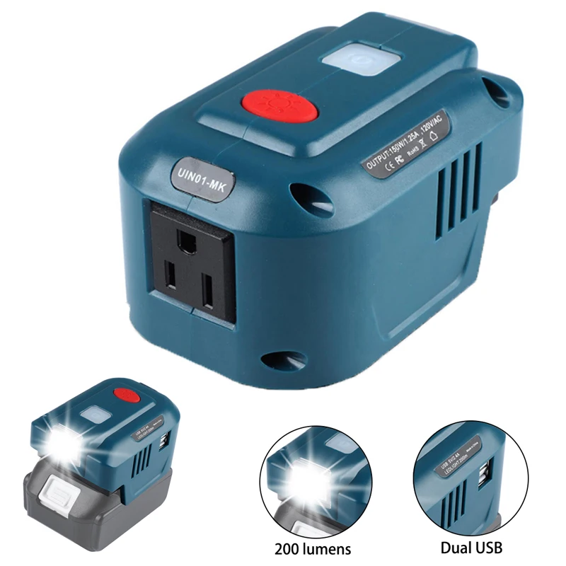 Portable Power Source For Makita 18v Liion Battery Inverter Generator