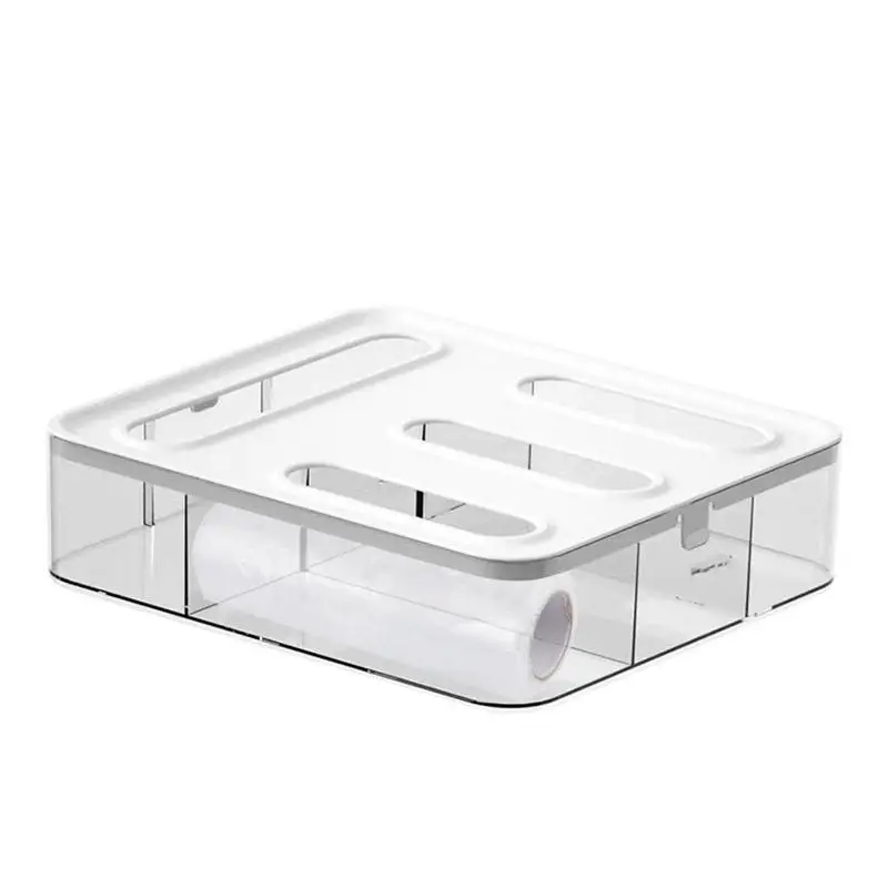 

Ziplock Bag Storage Organizer Clear Baggie Cover Holder & Dispenser With Gallon Home Cover Household Storage Accessories