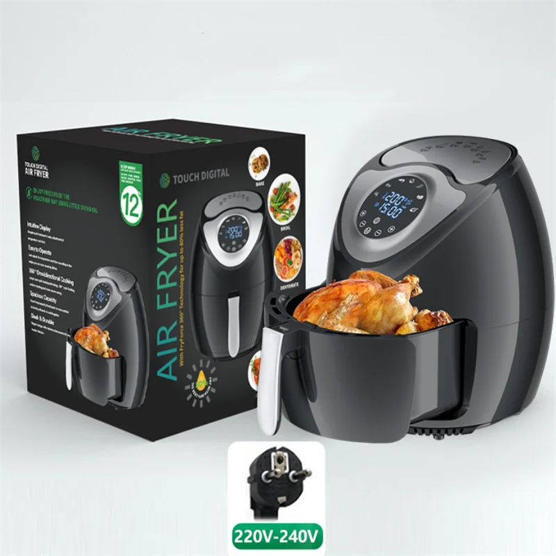 8-Qt Air Fryer, Powerful 1800W, Easy-to-Read Cool White Display, 50°-400°F  Temp Controls, 100 Pre-Programmed Presets & 50 - AliExpress