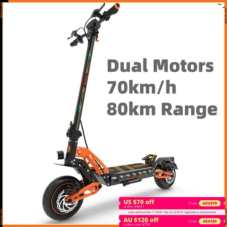 43MPH Dual motors IPX5 Electric Step Adults Powerful Off Road Electric Scooters pro Super Scooter 2800w Scooter 60kmh