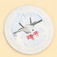 2Pcs Fighter Airbone USA Air Force F35 Lightning II Embroidery Patch Iron on Applique Sewing Accessories Patchwork Fabric DIY - Image 2