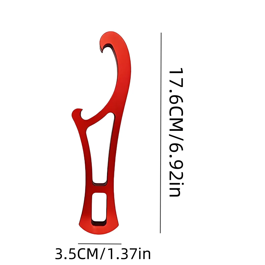 2Pcs Firefighter Hand Tools | Stainless Steel Pry Bar & Spanner Wrench Emergency Rescue Tools