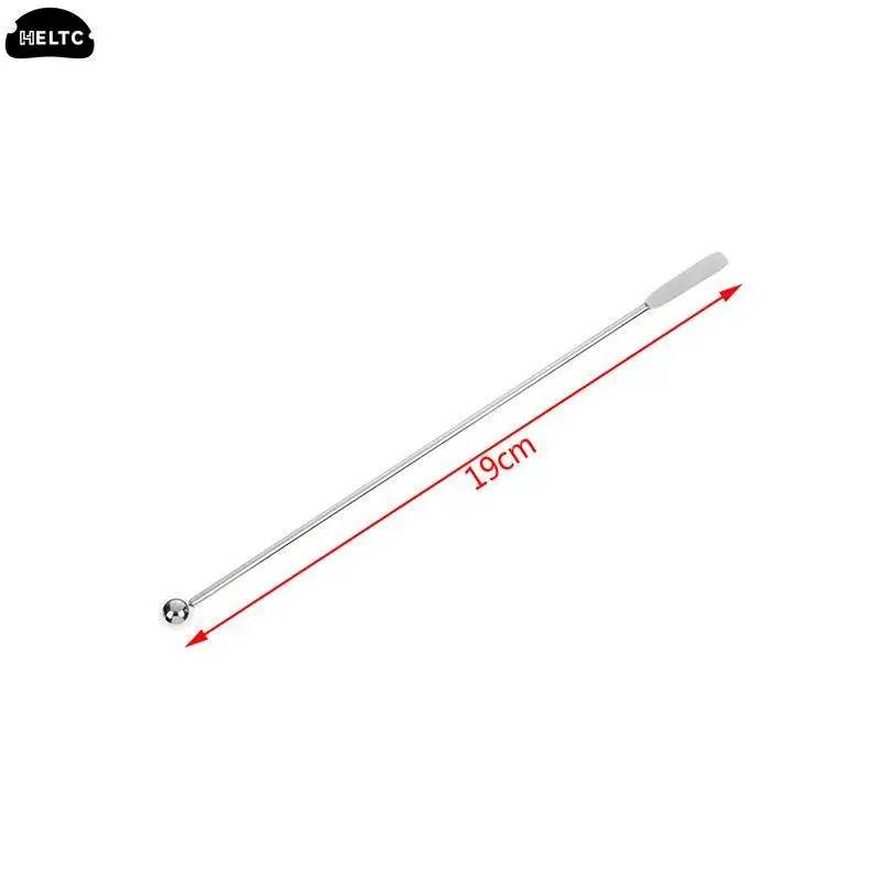 1PCS 19cm Coffee Stir Stick Stainless Steel Mixing Cocktail Stirrers Sticks For Wedding Party Bar Cocktail Swizzle Stick Stirrer