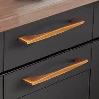 ลูกบิดประตูห้องครัวและตู้เสื้อผ้าแบบคลาสสิคลิ้นชักลิ้นชักทองเหลืองทองเหลืองทองเหลืองทองเหลืองด้ามจับตู้โบราณแบบคลาสสิก 4