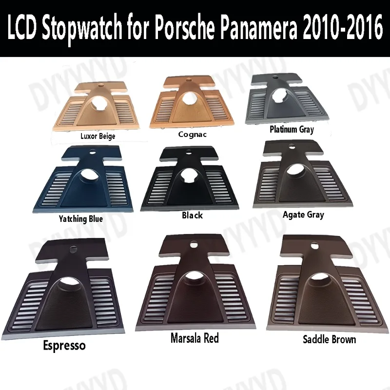 LCD Stopwatch for Porsche Panamera 970 2010-2016 Car Dashboard Sport Chrono Cloc
