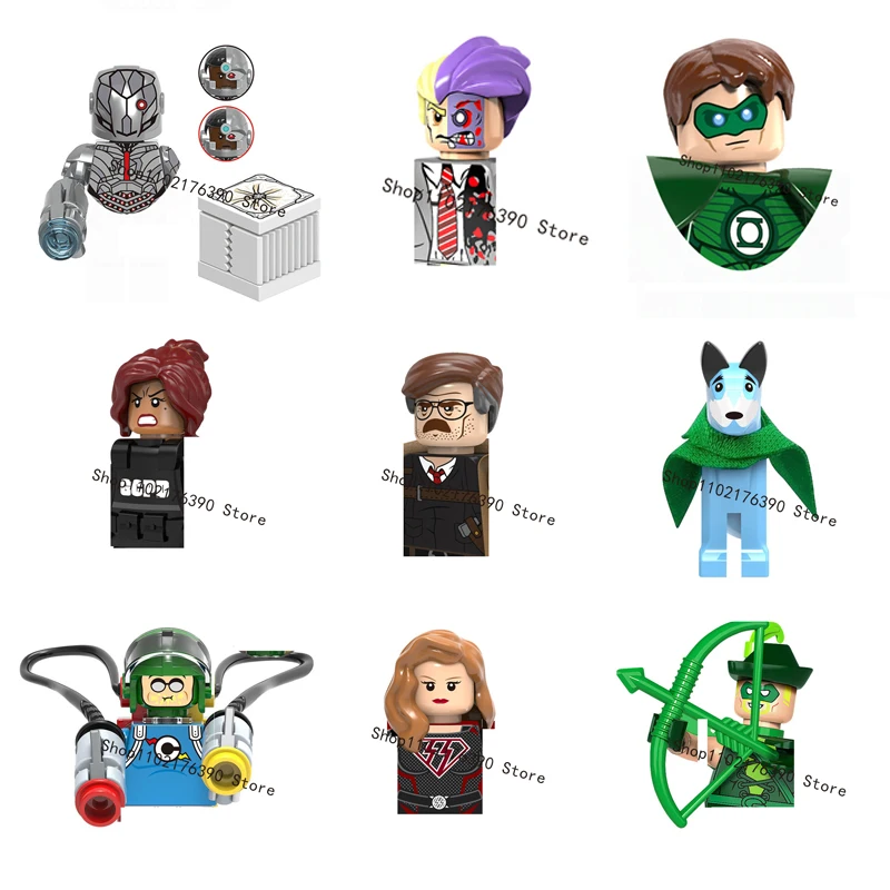 superhero catwoman catgirl building blocks bricks abs toys kids action figures christmas gift Batman Building Blocks Alfred James Barbara Gordon Bricks Toys Cyborg Action Figures Black White Canary Kids Christmas Gift