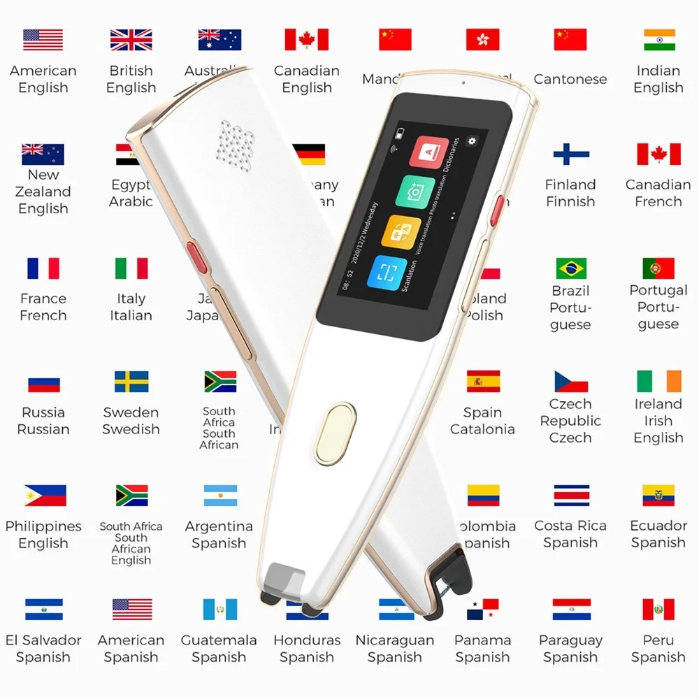 

New Best 112 Languages Translation Pen Portable Scan Pen Scanner Instant Text Scanning Read Translator Device Reading Sale Hot