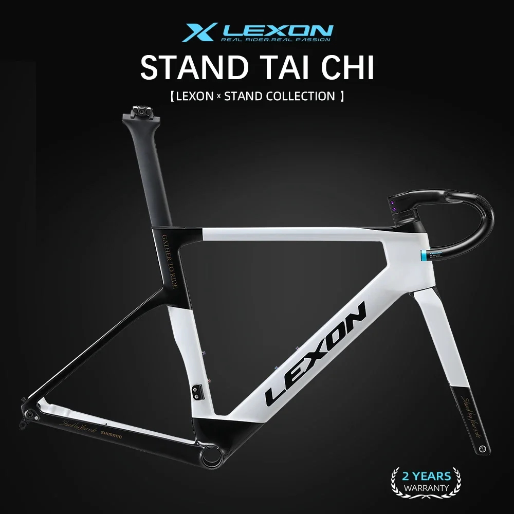 2022 Lexon Carbon Road Bike Frame Disc Brake Full Inner Cable