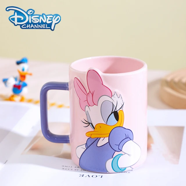 400mL Disney Donald Duck Mickey Mouse Ceramic Water Cup Milk Coffee Mug  Home Office Collection Cups Women Girl Love Couple Gifts - AliExpress