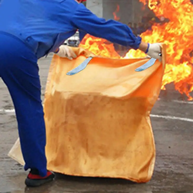 Oheň extinguisher flauš horko odolnost domácí oheň bezpečnosti flauš obal oboustranný silikon povlak ochranný aparatura pro