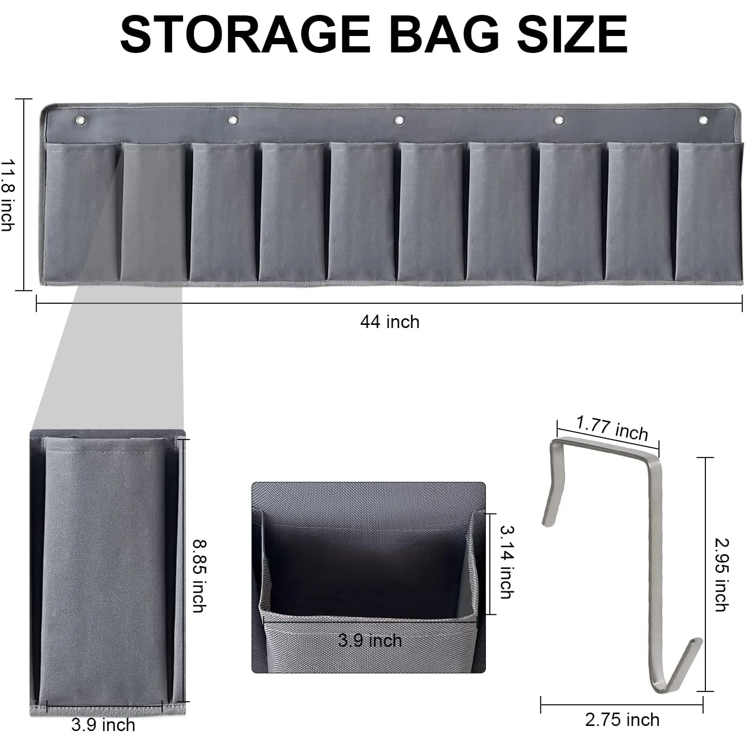 48Grid Vinyl Rolls Storage Holder Hanging Bag Vinyl Storage Rack